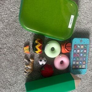 Target Green Toy Set with Pencil Case